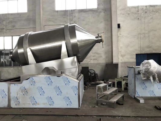 Rotary Drum Industrial Powder Mixer, Blender Serbuk Farmasi 100L 1.1KW