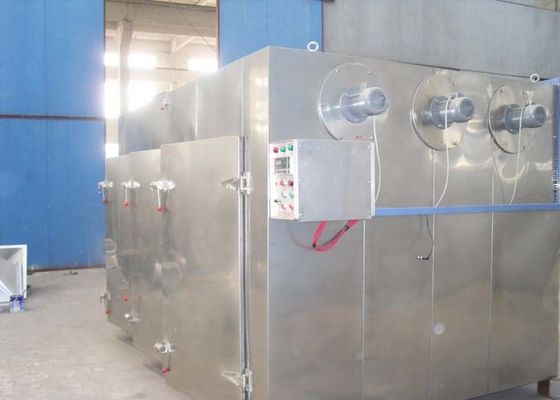Sayuran 1.3-10.3mcbm Industrial Tray Dryer Listrik Atau Pemanas Uap