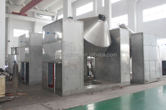 SS304 40L Lithium Hydroxide Vacuum Drying Equipment Kerucut Ganda
