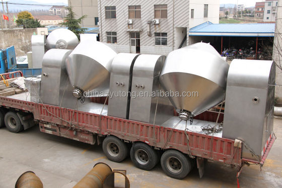 SS304 40L Lithium Hydroxide Vacuum Drying Equipment Kerucut Ganda