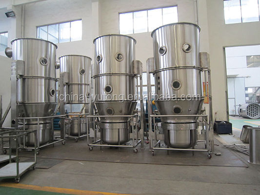 Chemical Powder Fbd Machine Pharma, SUS304 GMP Continuous Fluid Bed Dryer