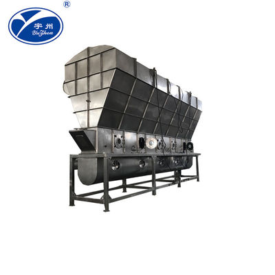 20-420kg / H Mesin Pengering Tempat Tidur Cairan Industri Bergetar Untuk Teh